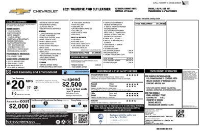 2021 Chevrolet Traverse LT Leather