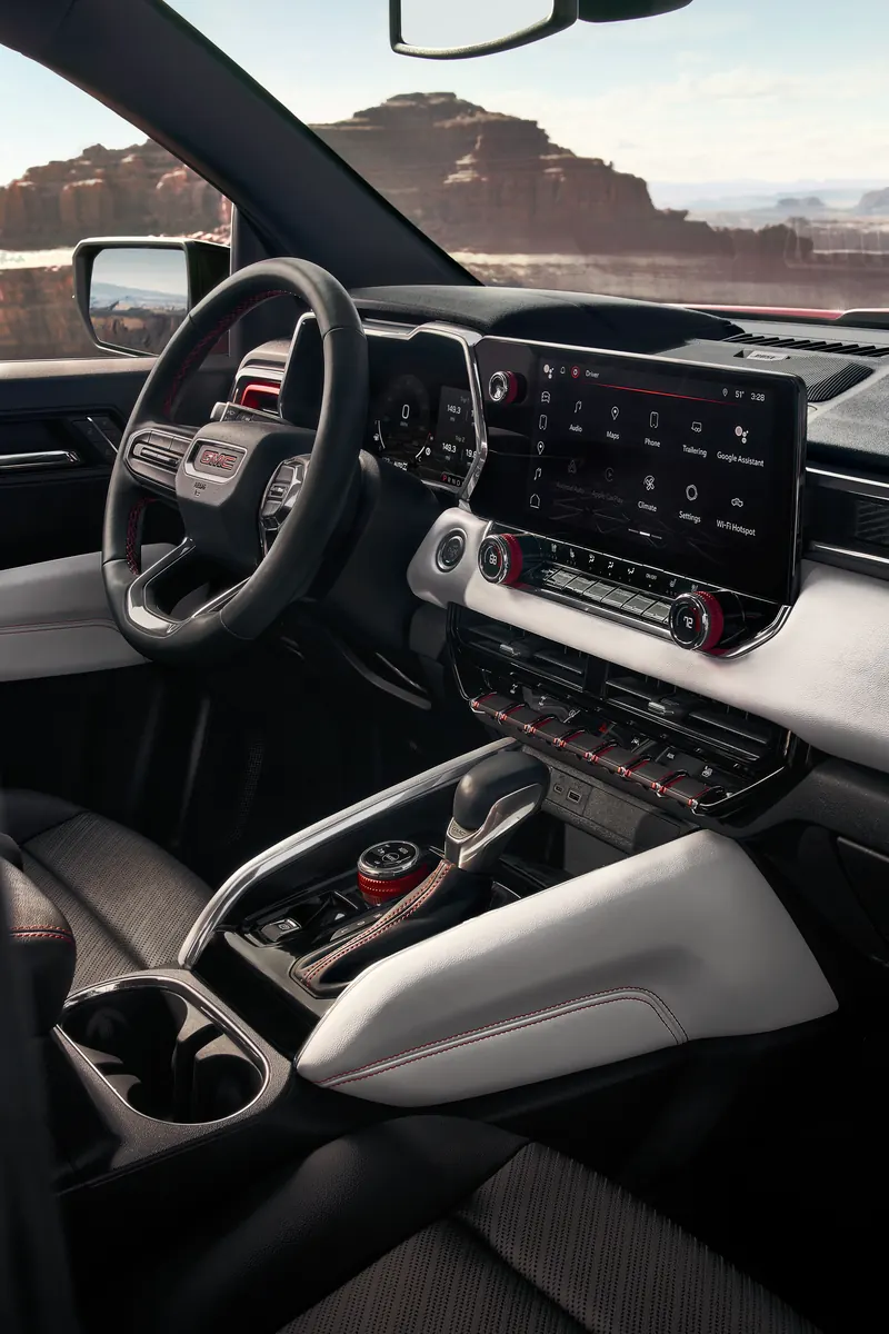 2026 GMC Canyon infotainment system at Charles Capper Auto Center in MARENGO IA